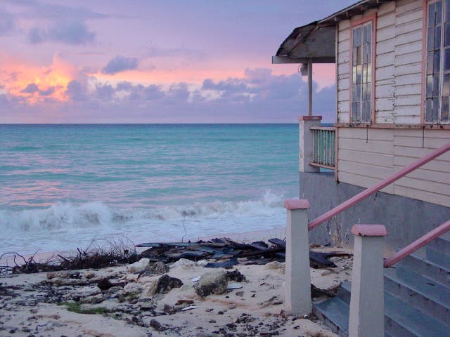 <p>Distant shore: A cottage on the south coast of Barbados </p>